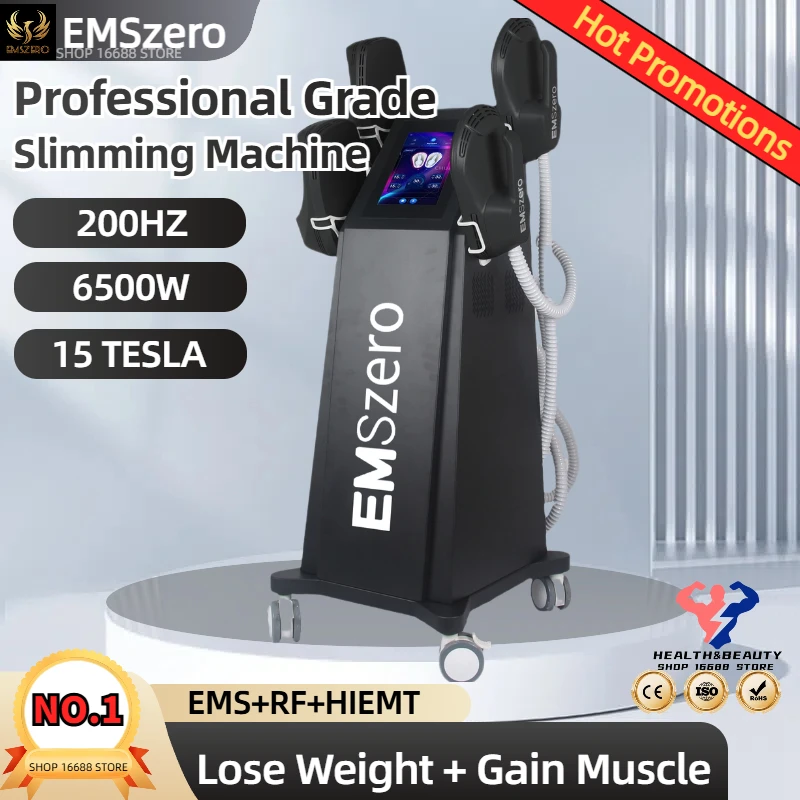 Portable Ems Zero Neo Tesla RF 2024 Machine Professional Hi-emt Body Sculpt 6500W Emszero Muscle Stimulator Slimming