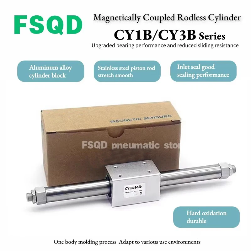 

CY3B6H CY3B10H CY3B15H CY3B20H CY3B25H CY3B32H CY3B40H CY3B50H CY3B63H-100 200 300 400 500 600 700 800 900 Rodless Cylinder CY3B