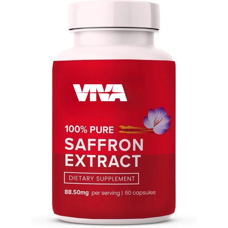 

Saffron Supplement -100% Pure Saffron Extract - Focused on Digestive and Eye Health Capsules