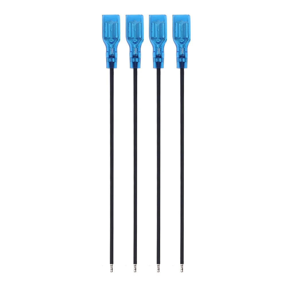4 Pieces/Lot 10cm length Black Cable Wires with Terminals for Time Switch Timer SINOTIMER TM618 CN101 CN101A