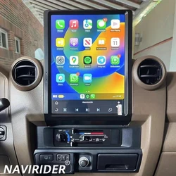 13inch Android 13 Screen For Toyota Land Cruiser LC70 LC75 LC76 2007-2021 GPS WiFi Stereo Carplay Car Multimedia Video Player