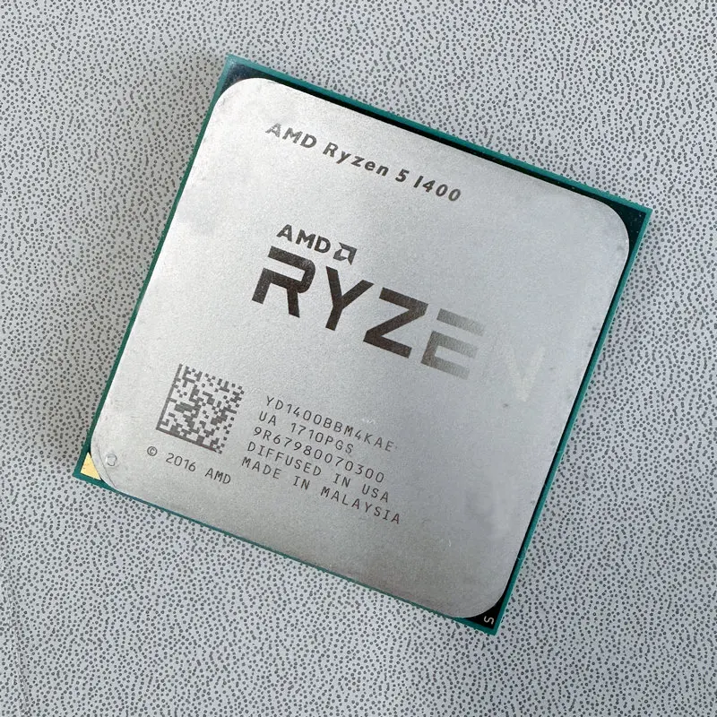 

AMD Ryzen 5 1400 3.2 GHz Quad-Core Eight-Thread R5 1400 CPU Socket AM4