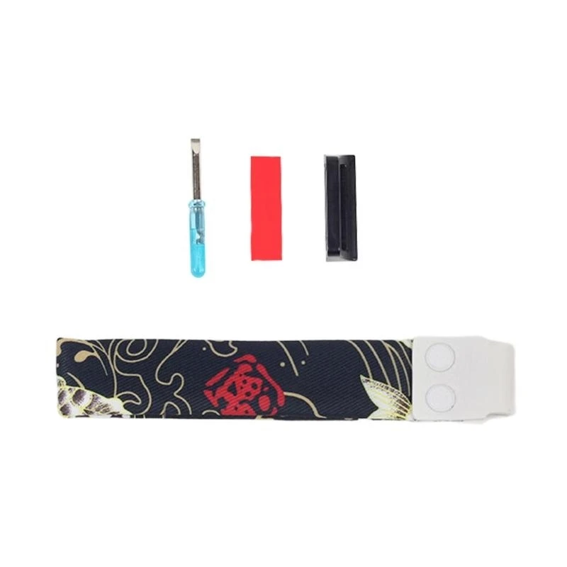 J0MB Keyboard Strap Adhesive Keyboard Lanyard Ribbon with Topographic Pattern Decorative Strap for Mechanical Keyboards