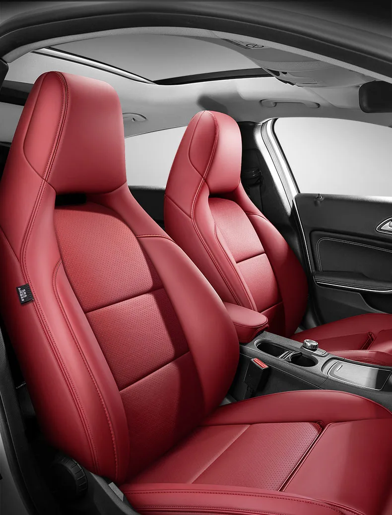 シートカバー,カーシートカバー,Mercedes-z Glayer 220 Gbula260 classe,5つの完全なセット,カーアクセサリー