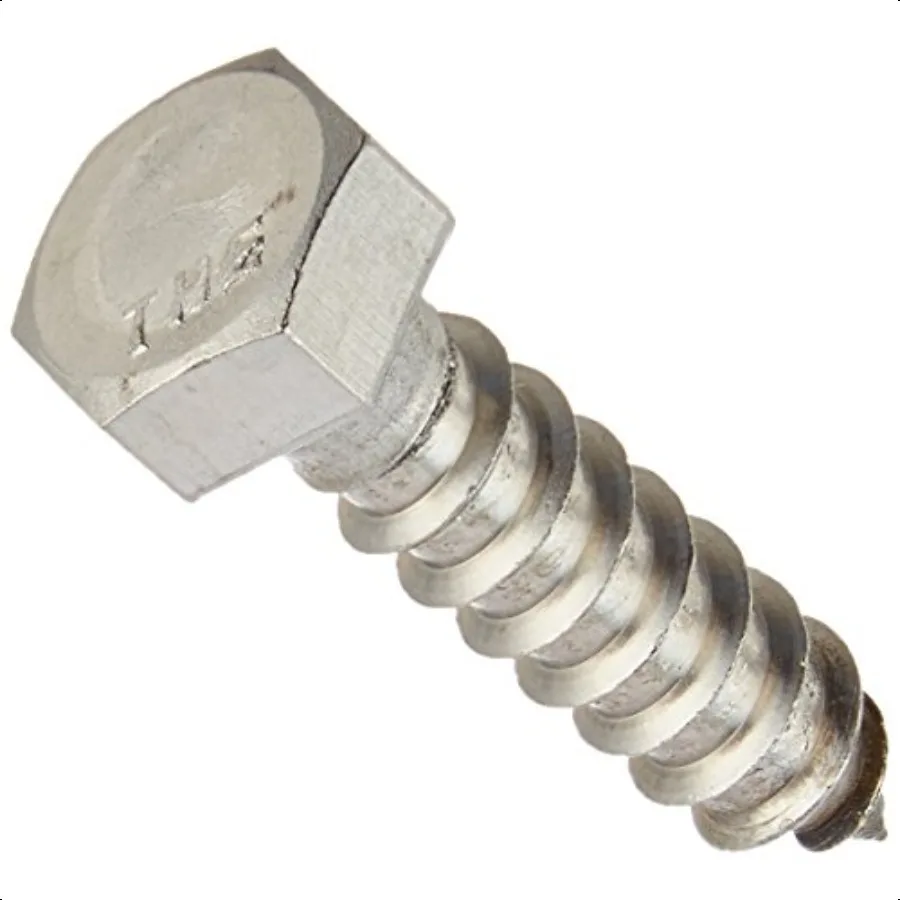 

832062 3 8 x 11 2Inch Stainl Steel Hex Lag Screws 25Pack