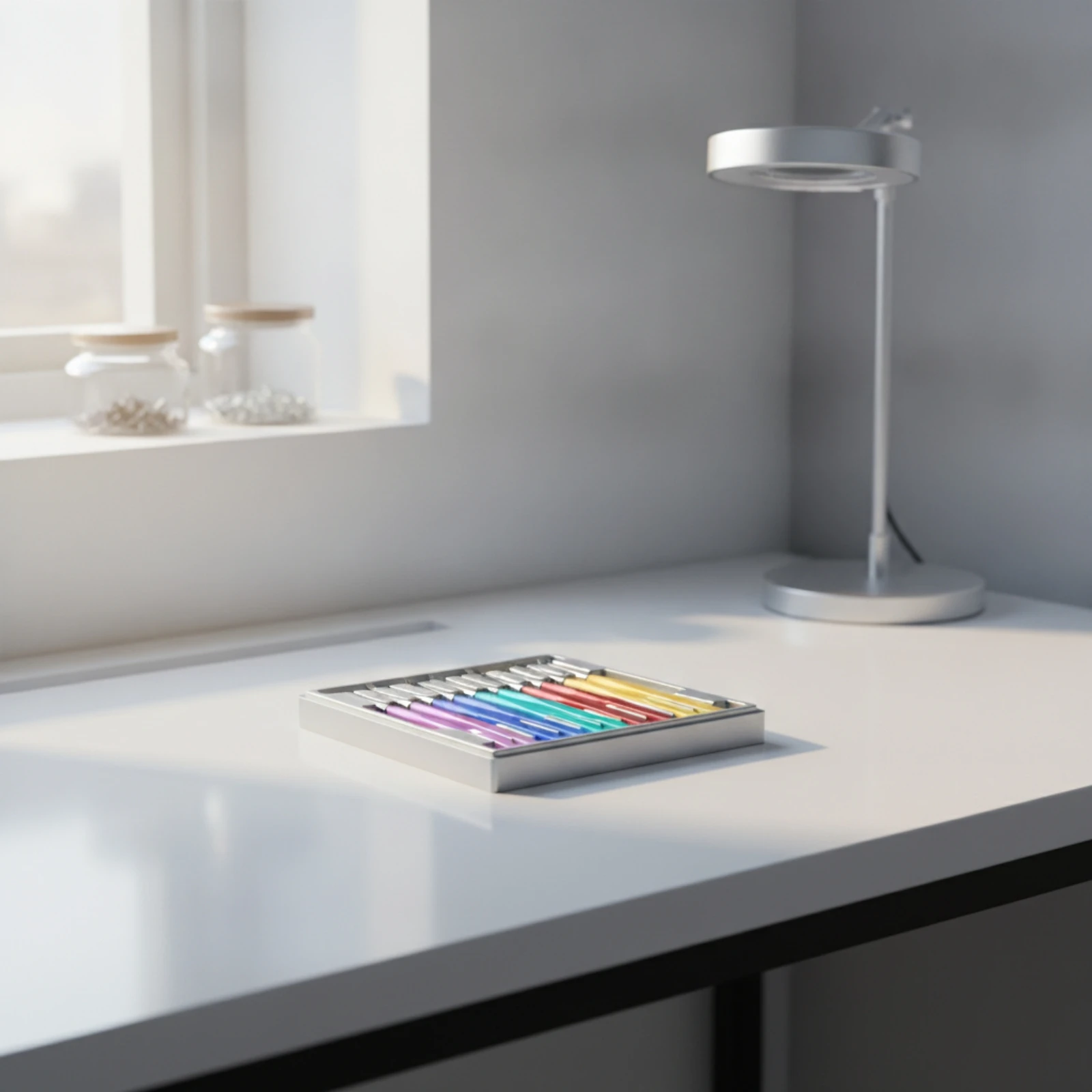 10 Pieces Watch Hand Removal Tools with Storage Box Metal Shaft Watch Hand Removal Tools Professional Long-Lasting