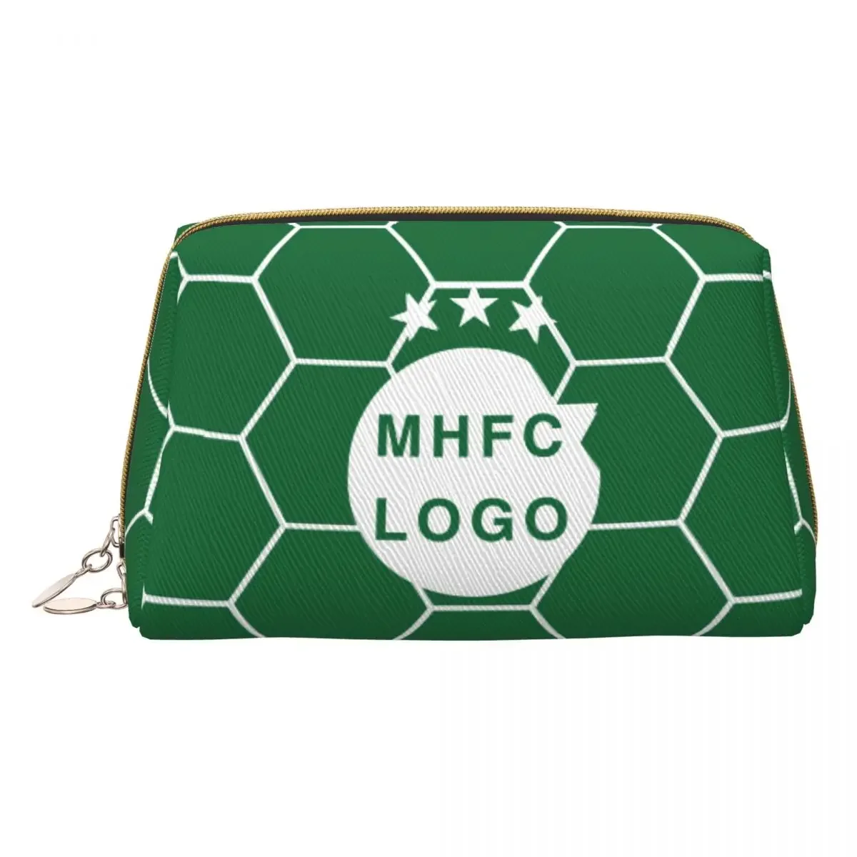 Israel F.C MHFC Champion Leather portable women's makeup bag travel organizing handbag waterproof women's makeup bag