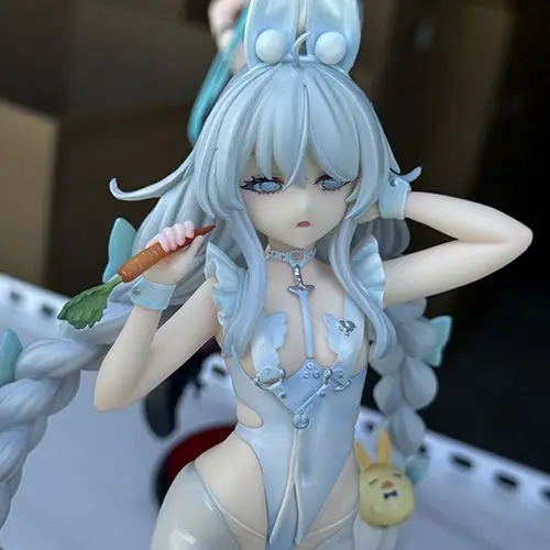 31cm Game Azur Lane Mnf Le Malin Action Figure Standing Posture Pvc Bunny Girl Anime Model Statue Desk Decor Toys Doll Gifts