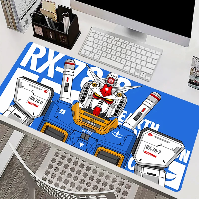 

Mousepad Gaming Mouse Pad PC Accessories Non-slip HD Keyboard Pad Mechanical Warrior Gundam Large Desk Mat Rubber Extended Pad