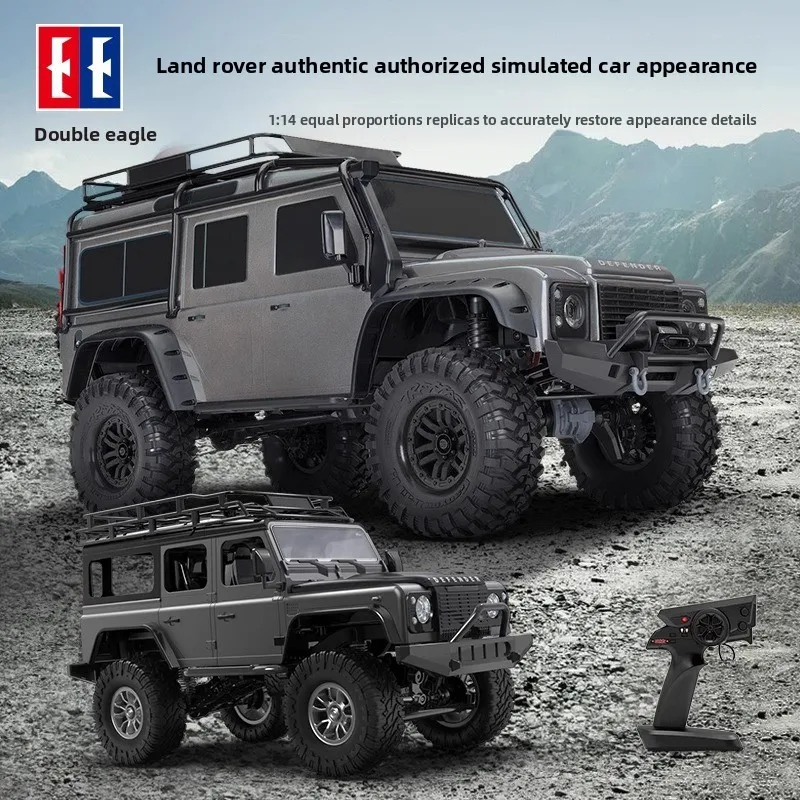 

Двойной E масштаб 1/14 с дистанционным управлением, кросс-кантри, Land-Rover, радиоуправляемая машина, внедорожная машина, игрушки для мальчиков и девочек, детский подарок