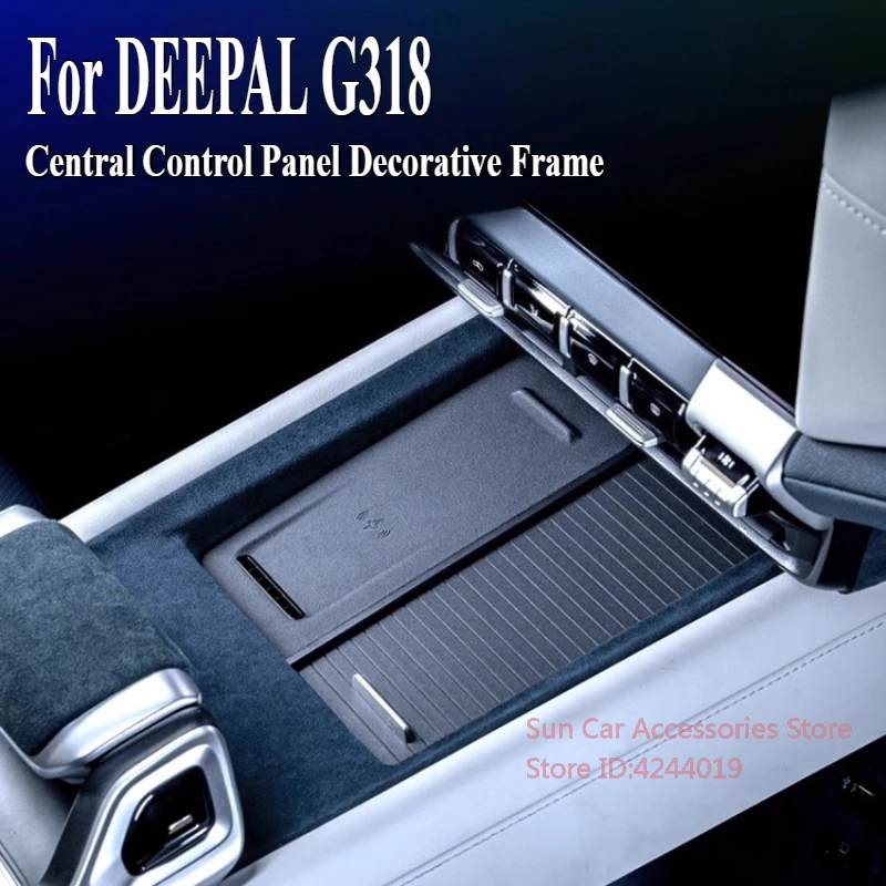 

For Changan DEEPAL G318 2024-2025 Alcantara Central Control Panel Decorative Frame Car Interior Modified Accessory