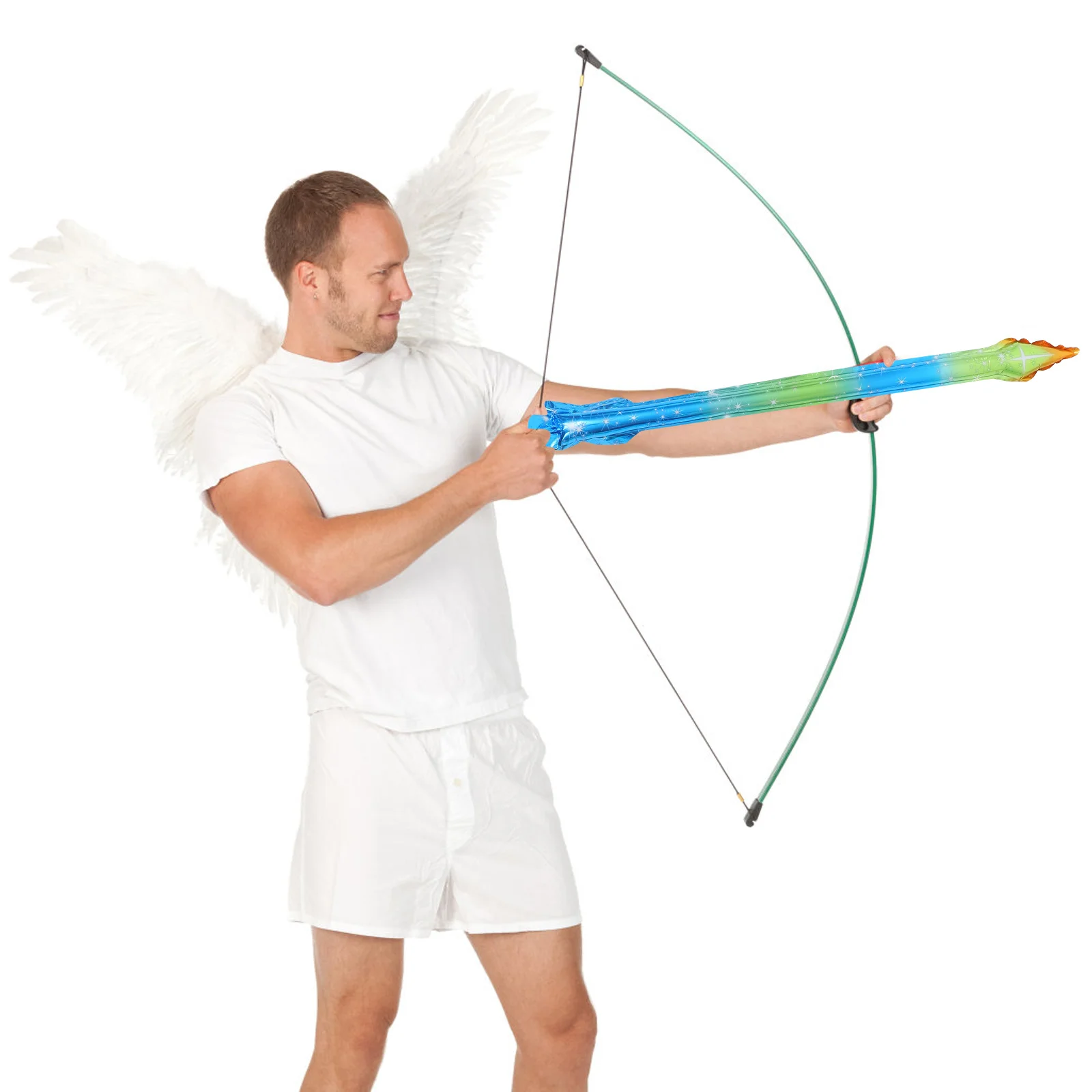 

1Set Fairy Party Balloons Butterfly Wing Bow Arrow Aluminum Foil Decorative Balloons for Ceiling Wall Door Decoration