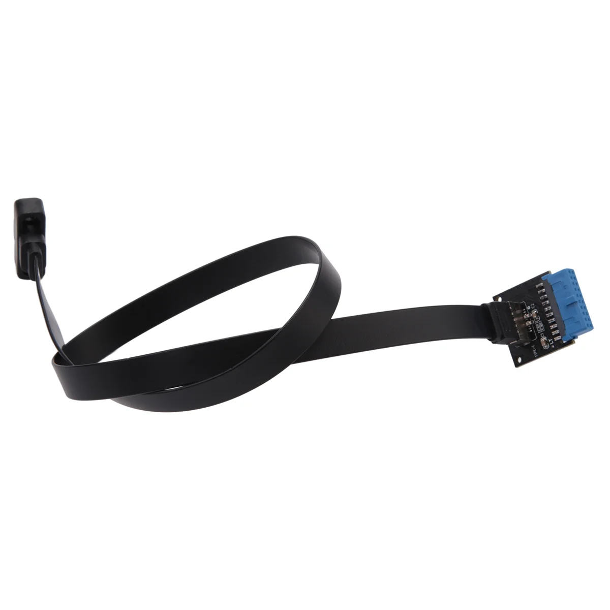 USB 3.1 C 타입 전면 패널 헤더 익스텐션 케이블, USB 3.1 E 타입에서 USB 3.1 타입 C 케이블, 2 세대 10 Gbps 케이블, 50 cm