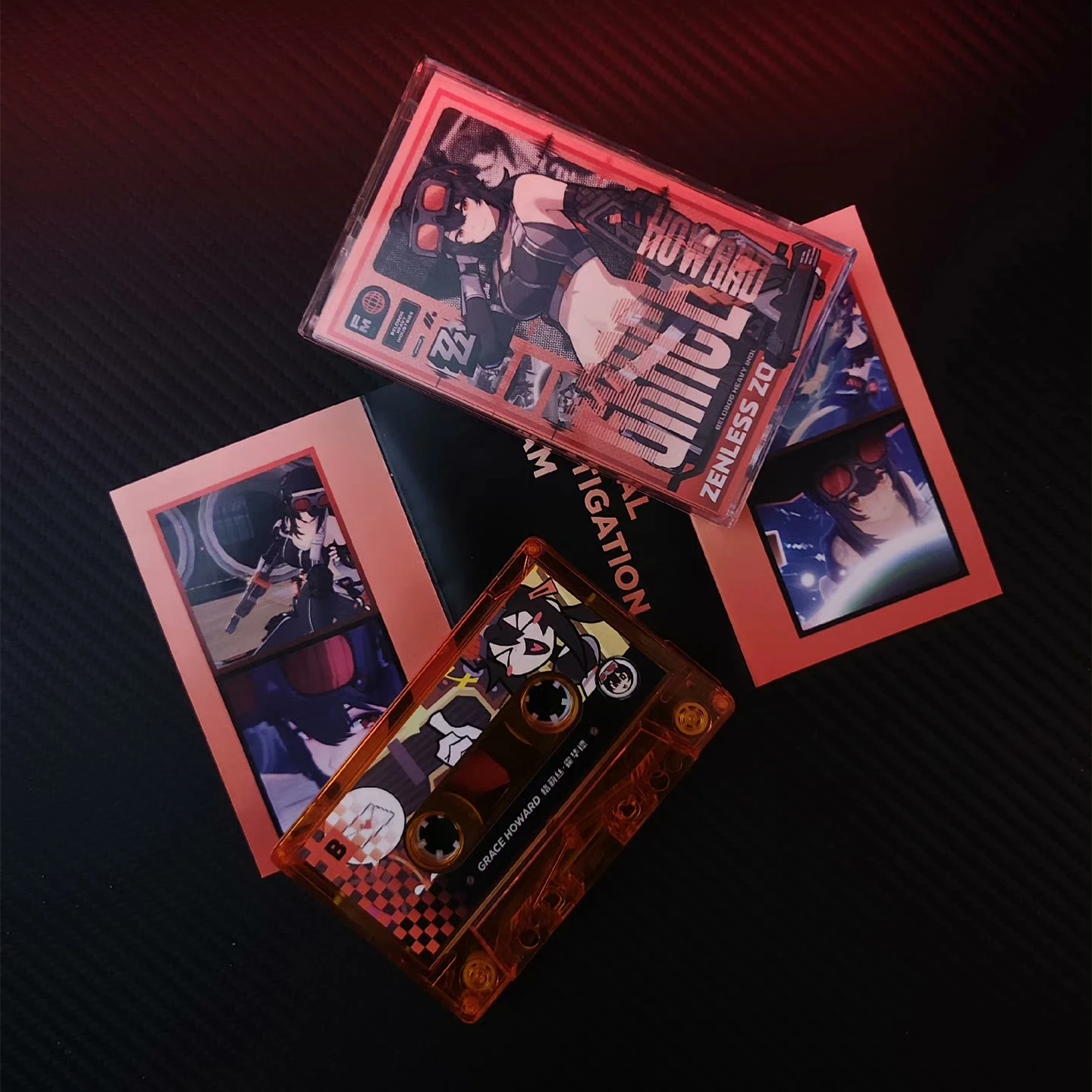 Game Zenless Zone Zero Grace Howard Music Tape Haruka Shiraishi OST Album Cassettes Cosplay Walkman Recorder Car Soundtracks Box