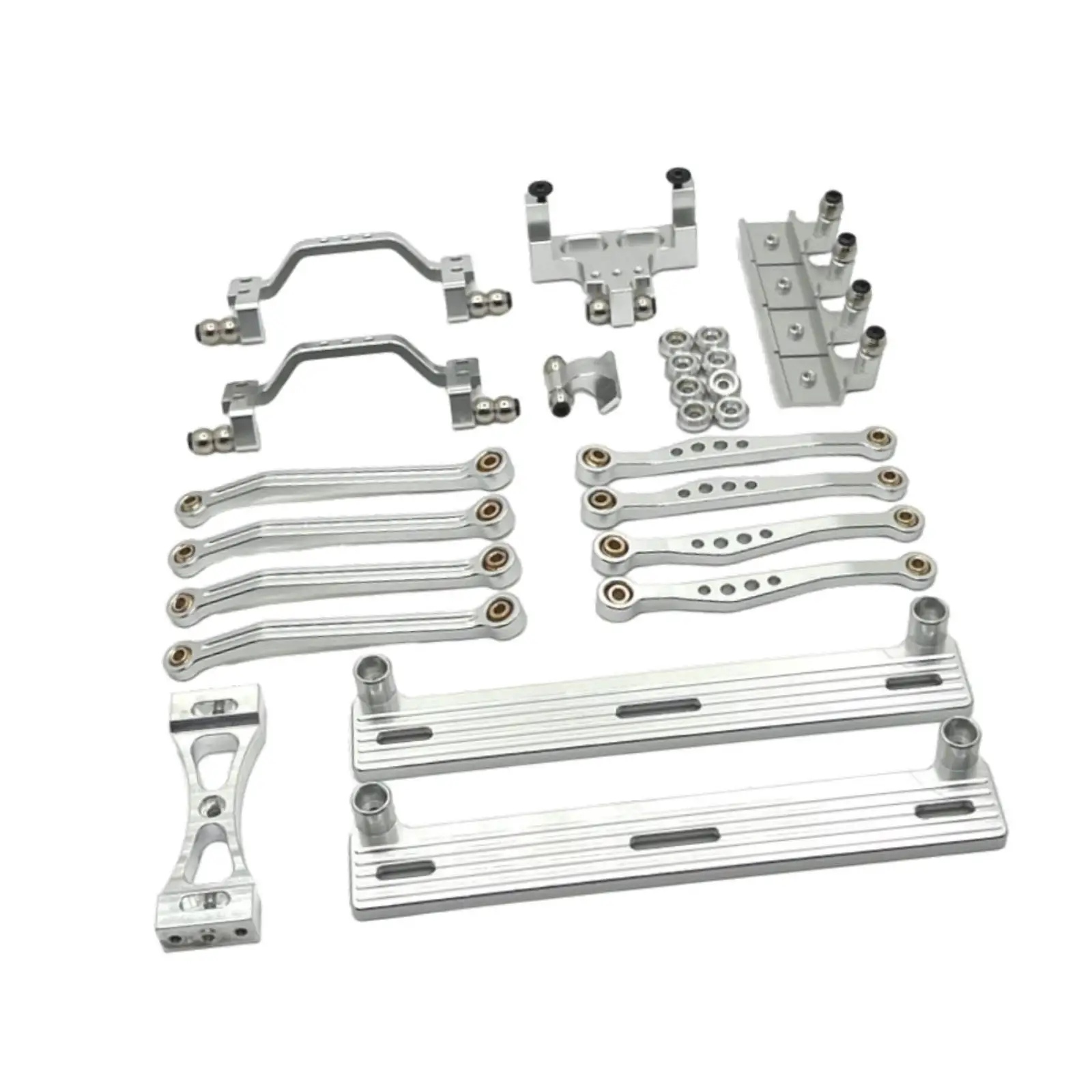 

Комплект запасных частей для модернизации радиоуправляемой машины 1/16: рулевые тяги, передние и задние амортизационные башни, боковые педали для модификации C64, для хобби-моделей автомобилей