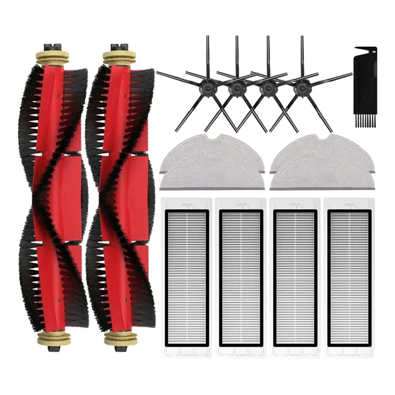 Xiaomi Roborock s5 s50 s55 s502-02 s5 max s6 s6 maxv s6 pure e4 e5のスペアパーツ,メインブラシ,HEPAフィルターモップ