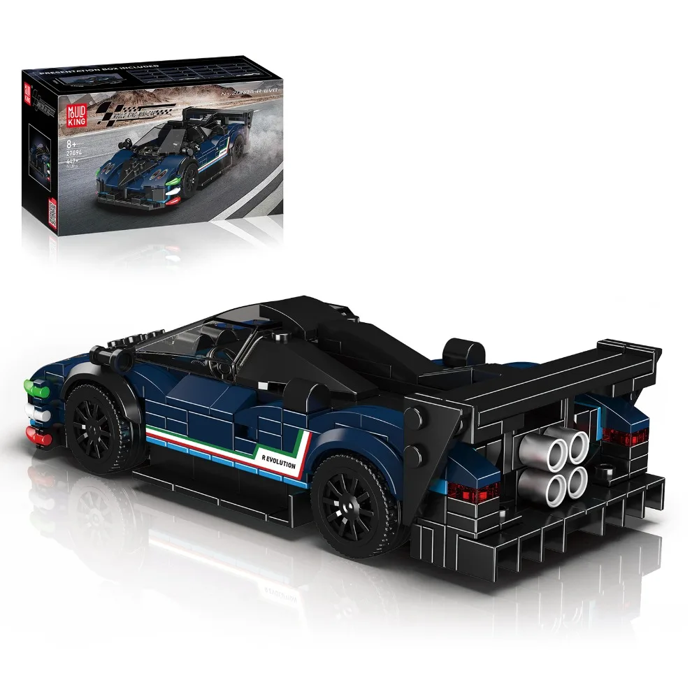 Ensemble de blocs de Construction de voiture de sport technique, Super véhicule de vitesse, modèle 447 pièces, briques de Construction, jouet de bricolage pour garçons, cadeau d'anniversaire