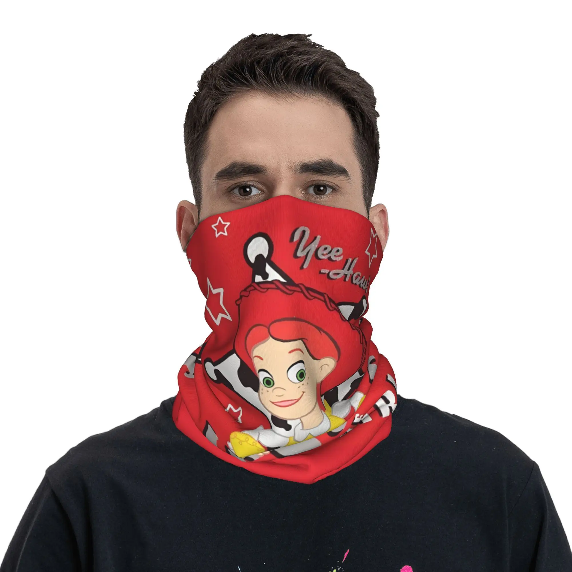 Custom Toy Story Winter Headband Neck Warmer Men Women Ski Running Tube Scarf Cartoon Anime Figure Face Bandana Gaiter