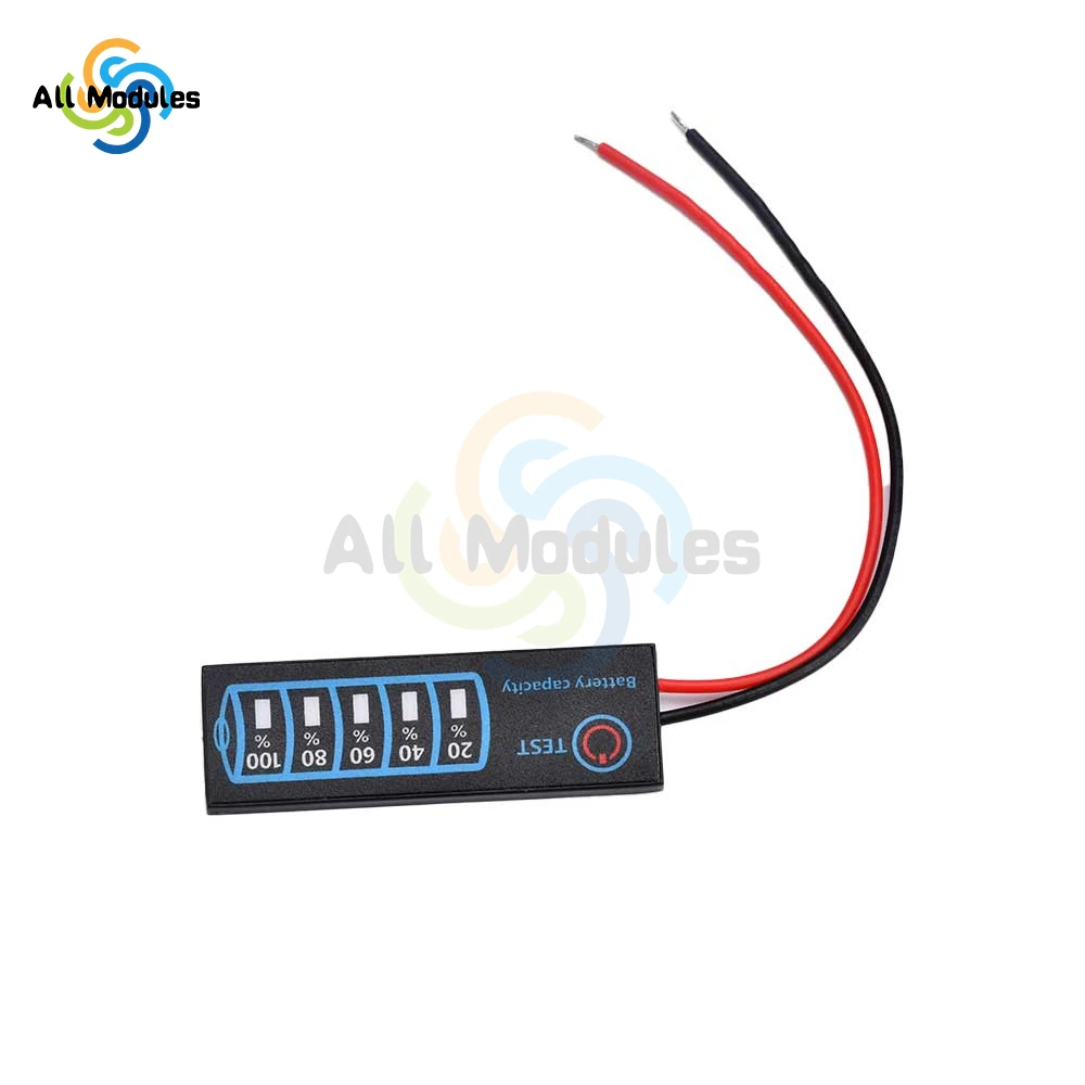 1S 2S 3S 4S 5S 6S 7S 4615 DC5V-30V Lithium Battery Capacity Battery Indicator Board Power Display Charging Charge LED Tester