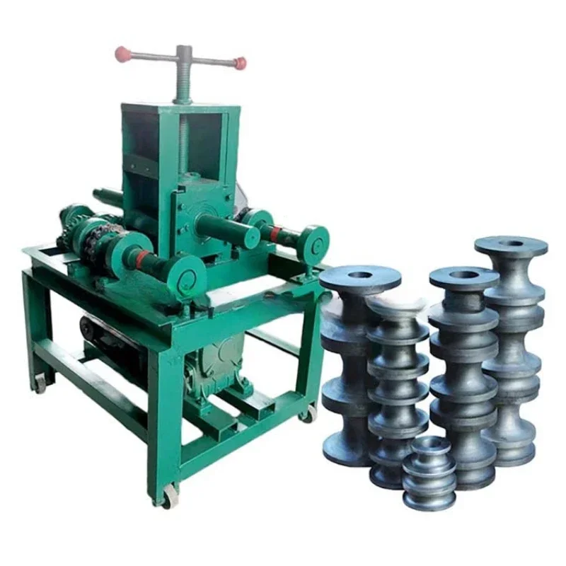 

76 type multi-purpose pipe roller electric square pipe machine greenhouse pipe bender with round