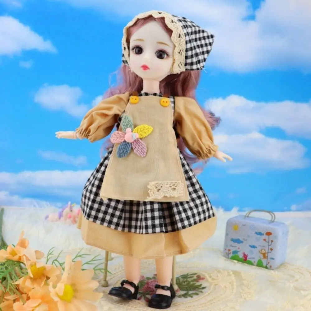 1/6 SD 30cm Bjd Doll with Clothes Attractive Eyes with Wig Make Up Princess Dress Up BJD Dolls Lifelike Ball Jointed