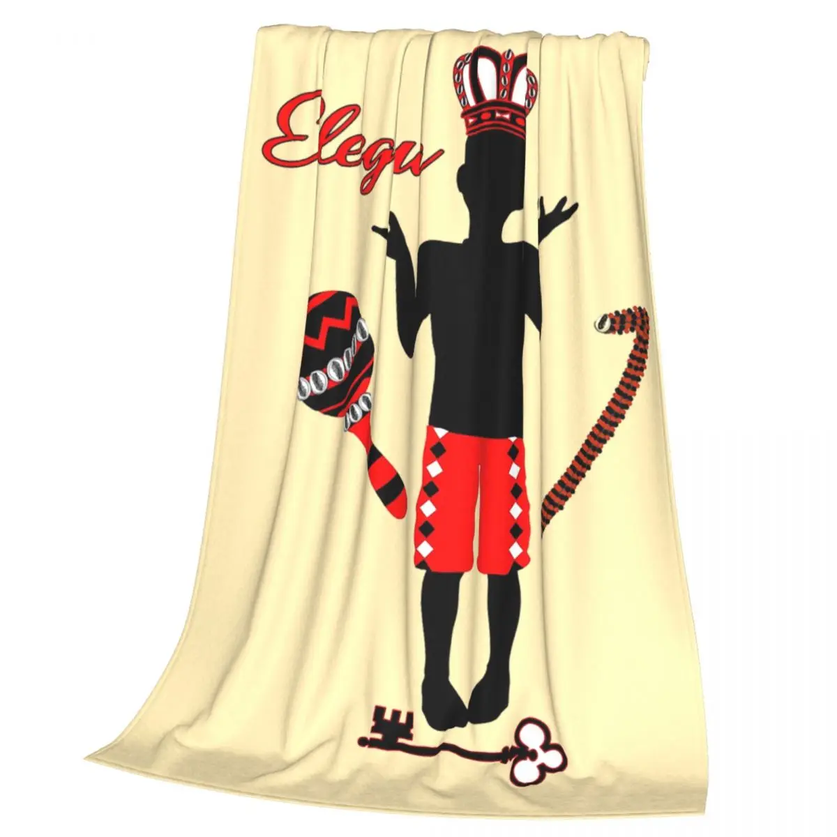 Choose Eleggua Blankets Soft Warm Flannel Throw Blanket Bedspread for Bed Living room Picnic Travel Home Sofa