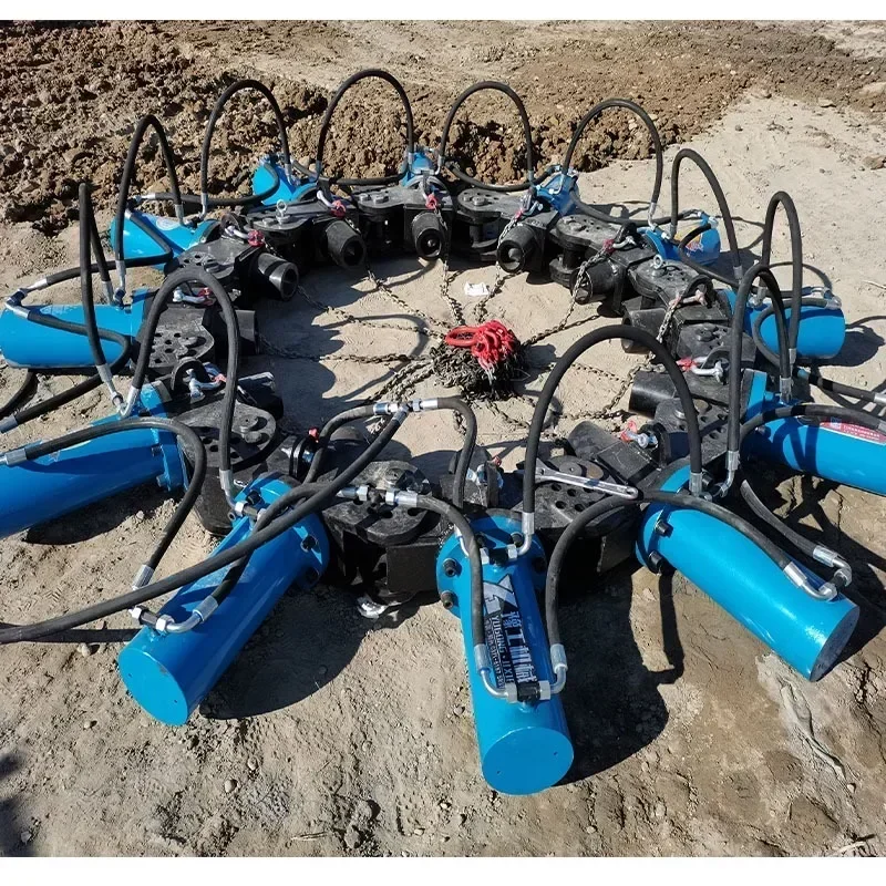 Hydraulic Pile Breaker Heavy-Duty Modular Hydraulic Concrete Pile Breaker For Large Diameter Pile Retaining Wall Removal