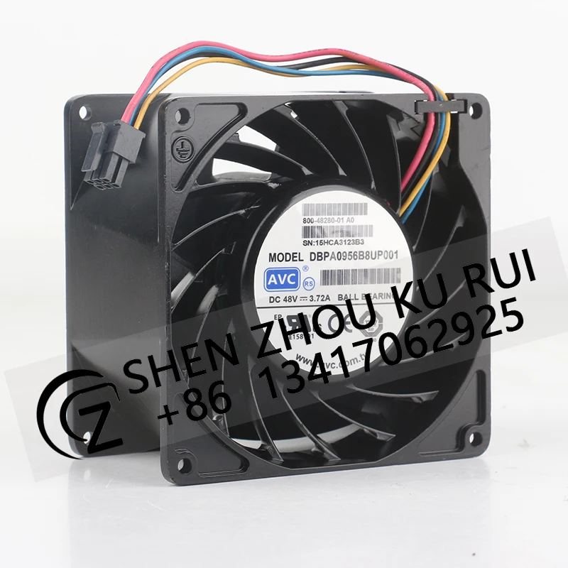 90X90X56MM Original new Taiwan AVC 48V 3.72A AC EC 9056 Violent inverter four-wire DBPA0956B8UP001 9CM cooling fan