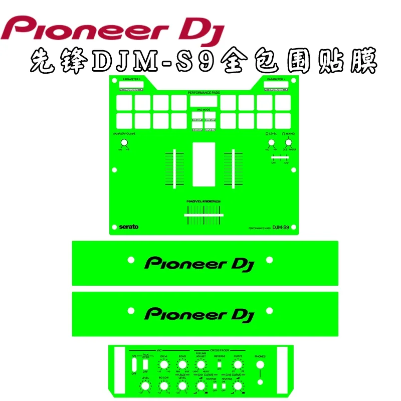 Pioneer DJMS9 Mixer Panel Self-adhesive Film (! Excluding Machines, Do Not Purchase Without Machines)