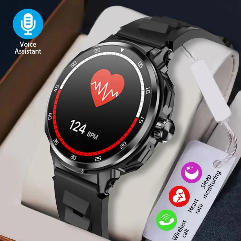 2024 New Men's Smartwatch With built-in Headphones, 240mAh P olymer lithium Battery Magnetic Charging 1.46-inch Screen smartwatc