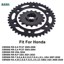 525 42T 16T Motorcycle Front and Rear Sprocket Kit for Honda CBR600 RR PC37 2005-2006 CBR600RR USA 2024 CBR 600 RR USA 2007-2023