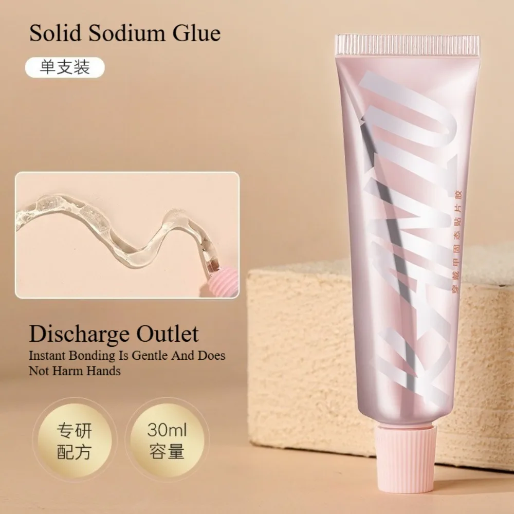 Press on Remover Kit For Nail Adhesive Remover Fake Nails Soft Protect Nail Tips Nourishing Solid Gel Beauty Cleaner Manicure