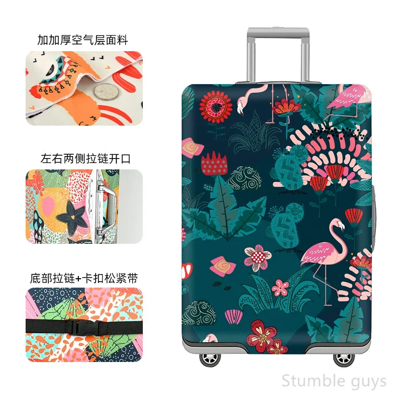 

Эластичный прочный чехол для багажа, защитный от царапин и пыли, незаменимый аксессуар для путешествий на любой поездке