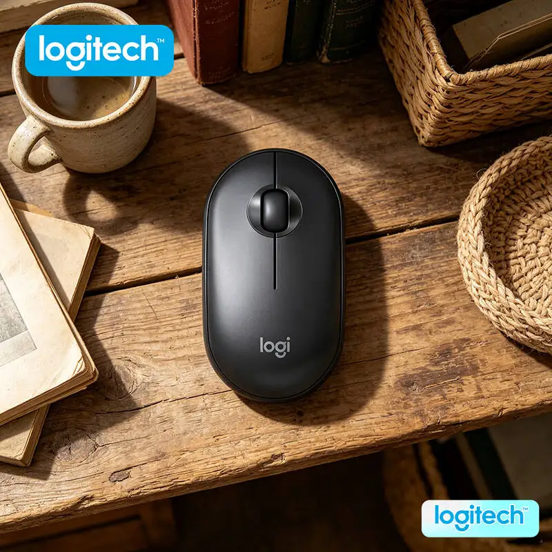 

Мышь Logitech M350 Pebble Office — минималистичный дизайн, бесшумные нажатия, 18 месяцев работы от батареи, из переработанного пластика, экологичная конструкция