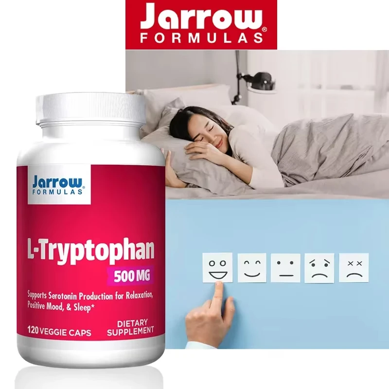 

L-tryptophan vegetarian capsules imported from the United States, high-quality dietary supplements