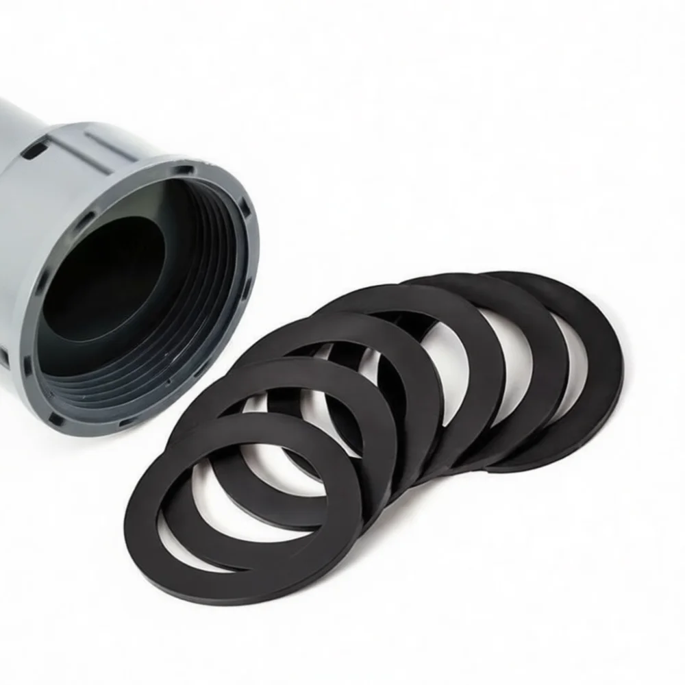 Replacement Sealing Gasket For Kitchen Sink Drain Pipe 56mm Interface 45mm Washer Leakproof TPE Rubber Ring Accessory