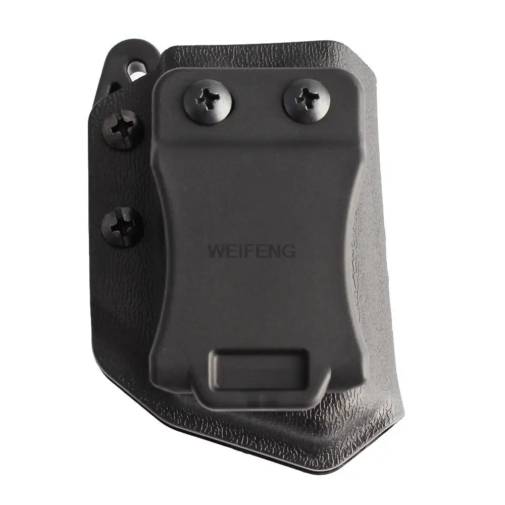 9mm/.40 Double Stack Magazine Case Right Left Magazine Pouch IWB/OWB for GL CZ S&W H&K SIG P365 PX4 P226 Hunting Gear