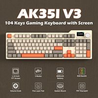 AJAZZ AK35I V3 MAX Gaming Keyboard Avocado Switch Triple Mode Wireless Bluetooth Full Key Hot Swap Keyboard