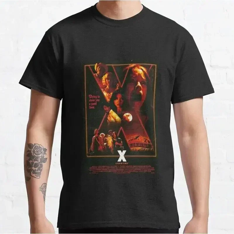 Pearl X Maxxxine 2024 Mia Goth Film Horror Movie Classic T Shirt