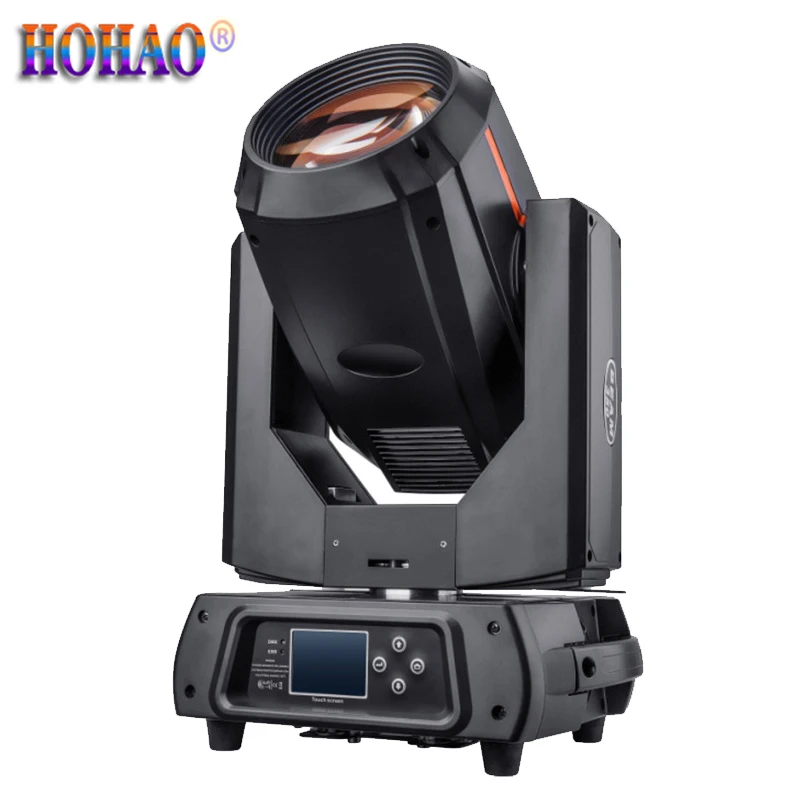 HOHAO 350w Beam Lamp Pattern Moving Head Light 0-20 Linear Zoom 16ch Dmx512 Bar Nightclub Performance Wedding Stage Lighting