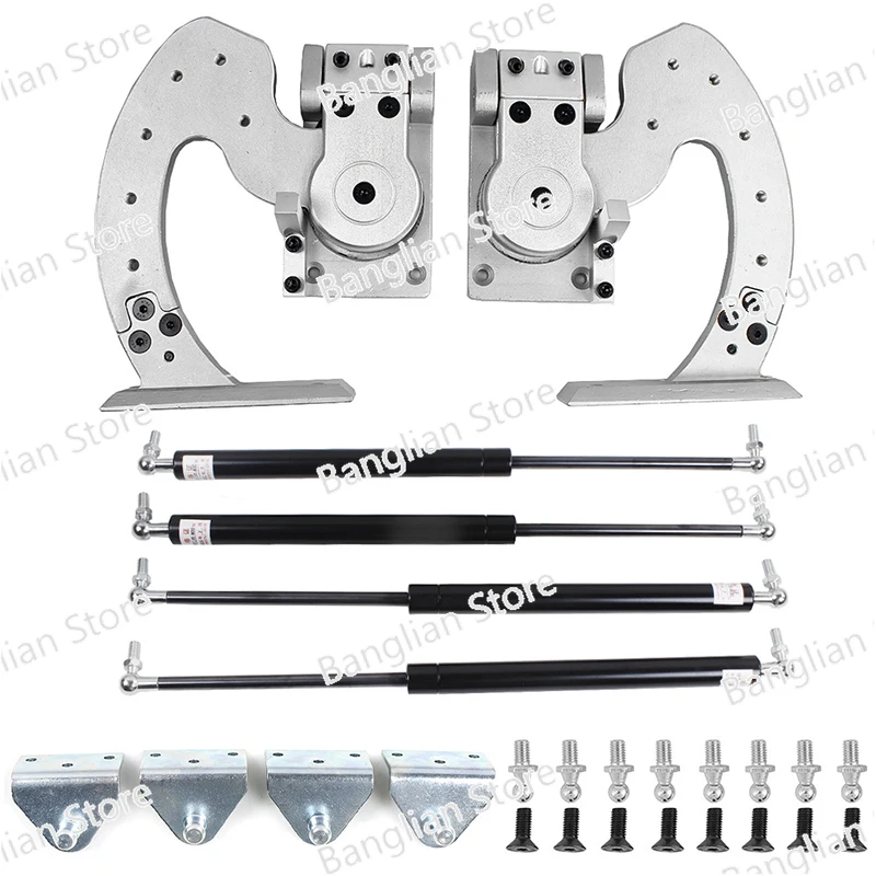 Car Scissor Door Modification Accessories, Universal Stainless Steel, Hinge Screw, Fixed, No Welding Installation