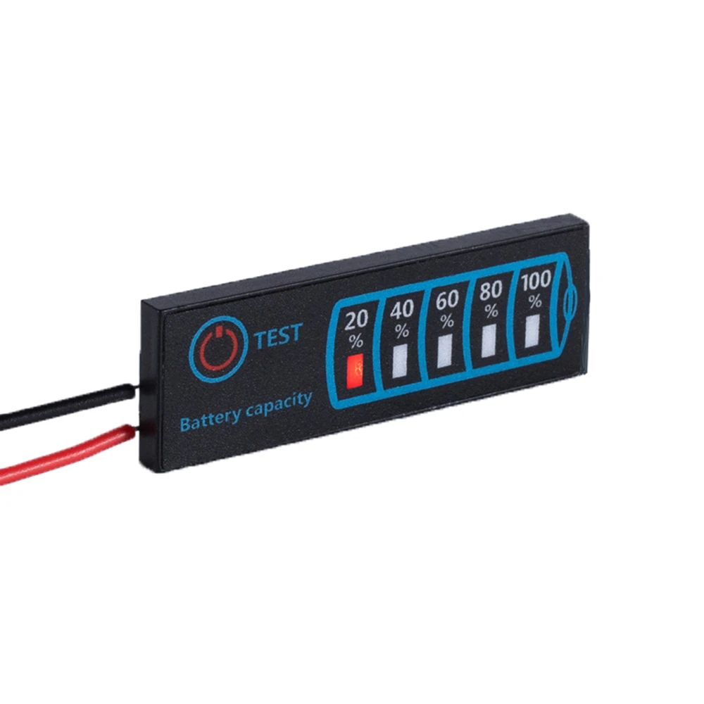 DC5-30V 12V 24V LED Battery Capacity Indicator Power Display Panel Lithium Lead Acid Battery Capacity Voltage Meter Module