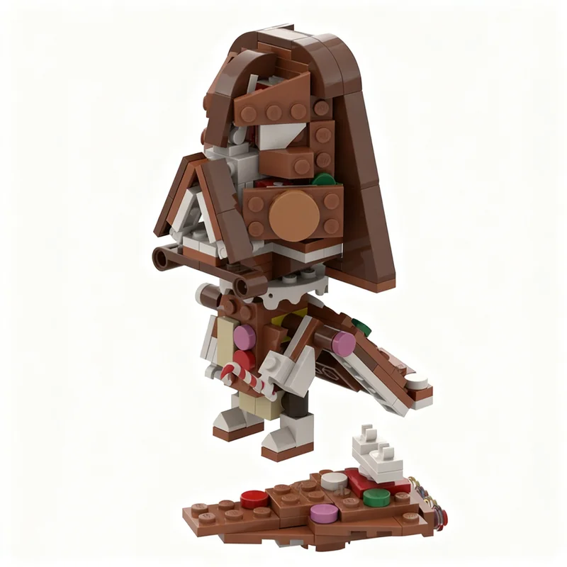 231 قطعة MOC الزنجبيل لورد ستار معركة نموذج اللبنات البناء هدية الكريسماس تجميع فكرة ألعاب التعليم الإبداعي