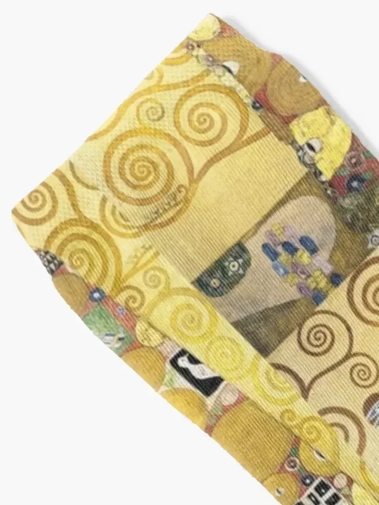 The Embrace by Gustav Klimt Socks luxury custom Rugby Boy Socks Women's