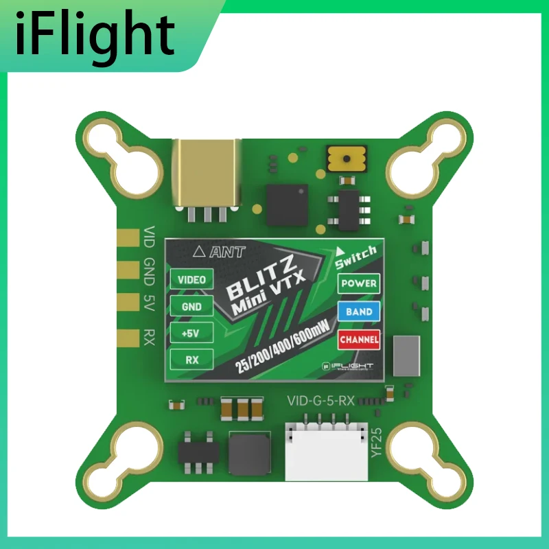 

iFlight BLITZ Mini Force 5.8GHz 600mW VTX Adjustable with MMCX Connector for FPV part