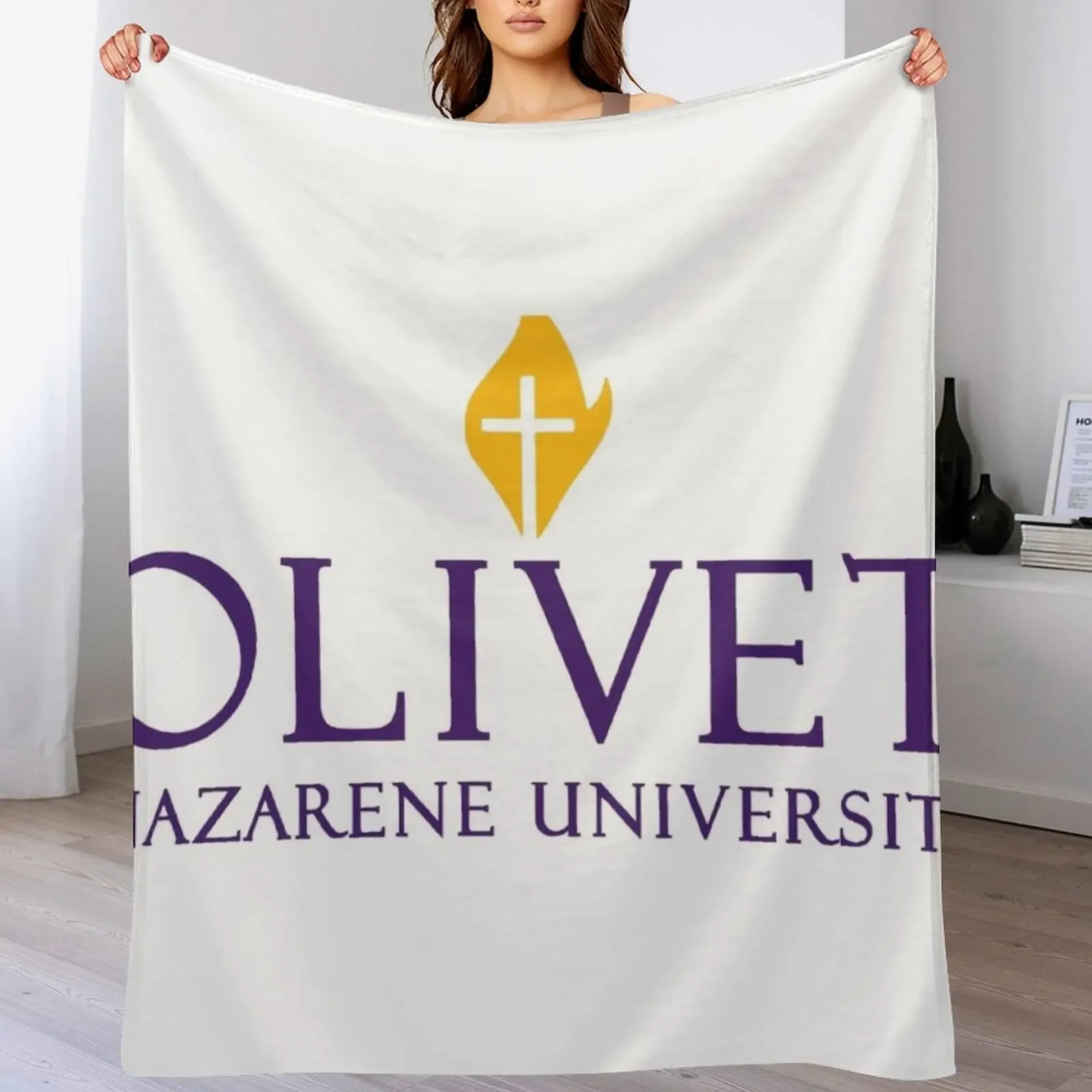 

Olivet Nazarene College Throw Blanket Soft Big Giant Sofa warm for winter Luxury Designer Blankets