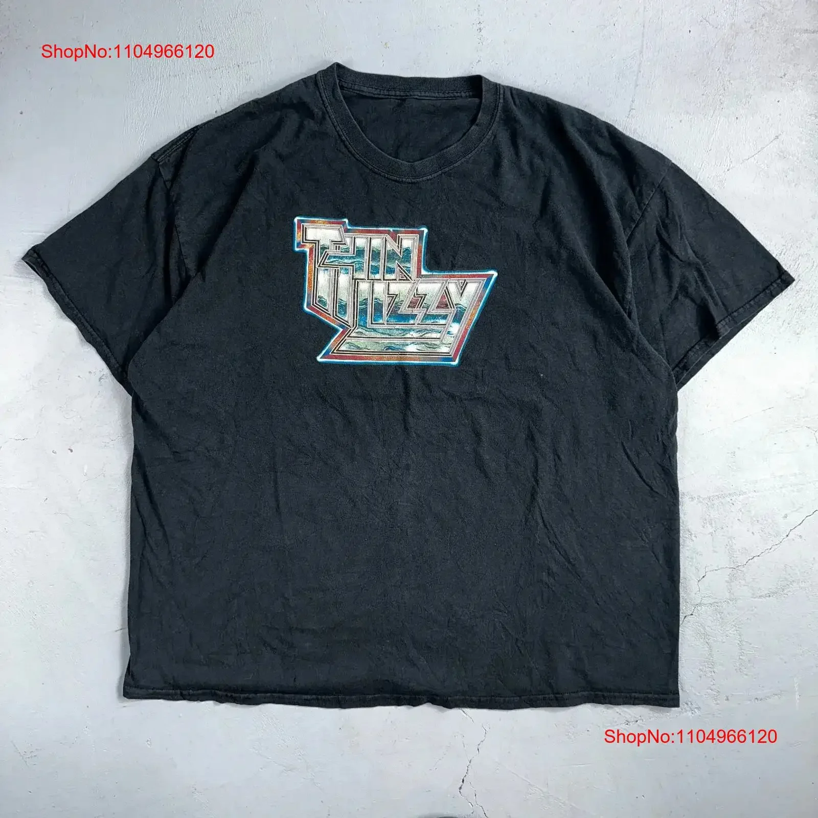 Camiseta THIN LIZZY Phil Lynott VTG, Estilo Rock Roll Punk, Negra, Promocional, Concierto, Y2K, Manga Larga o Corta, Vintage, Lavada, a la Moda