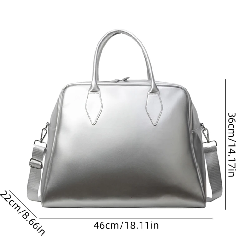 Borsa a tracolla per bagagli da viaggio Borsa a tracolla per allenamento in PU Nuoto Borse a tracolla per yoga Escursionismo all'aperto Shopping Borsone Borsa grande per il fine settimana