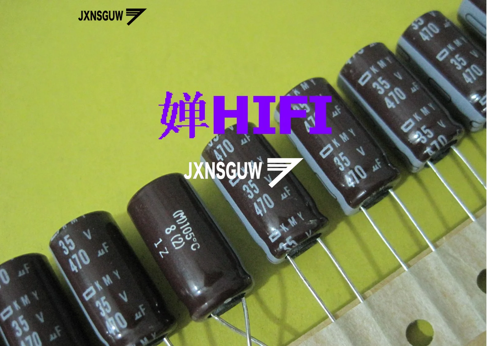 

20PCS NIPPON KMY 35V470UF 10X20MM NCC long life electrolytic capacitor 470UF/35V CHEMI-CON 105 degrees 470uF 35V