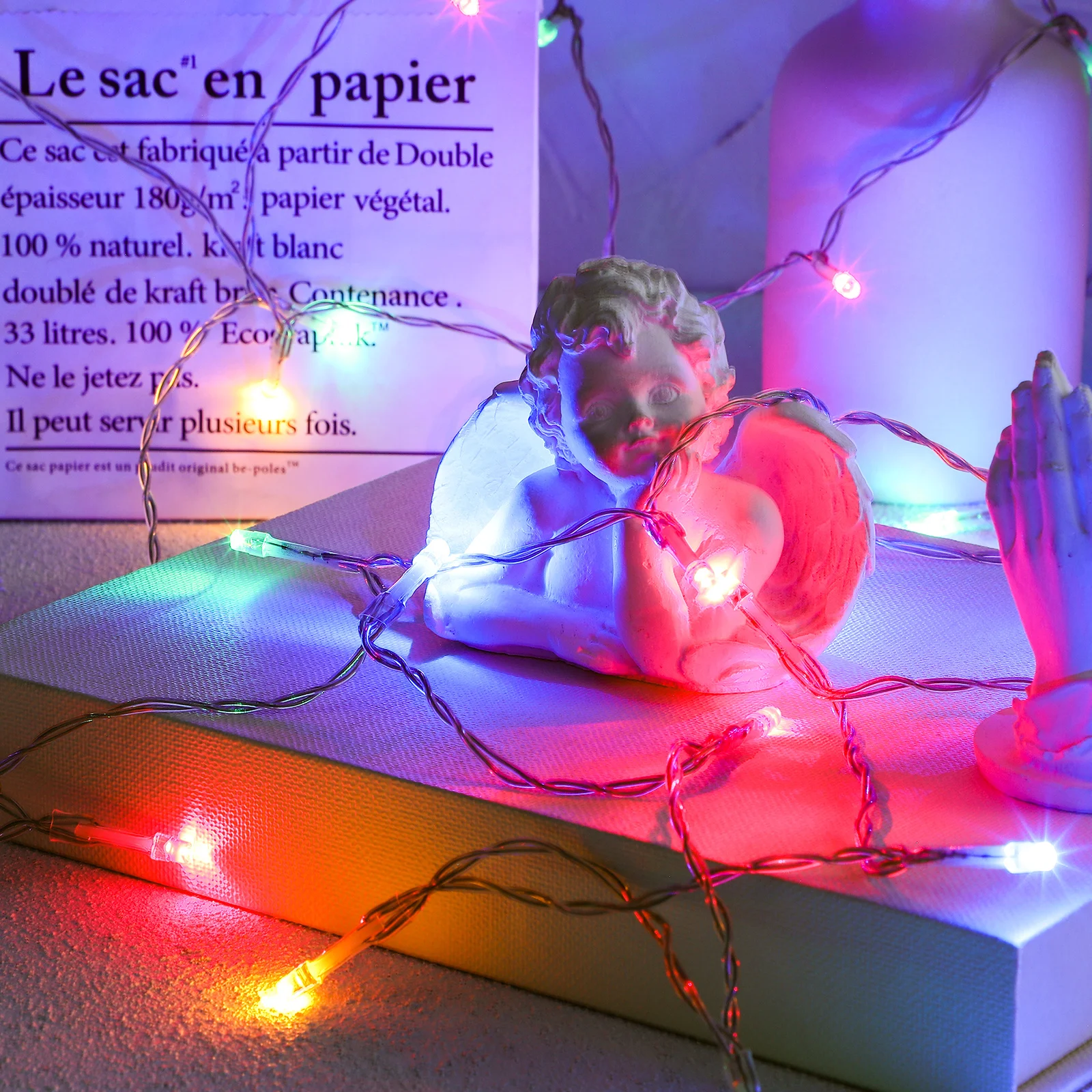 

40-Led 3-Mode Box Light Strip Led String Lights For Led String Lights Christmas Wedding Party Holiday Decor